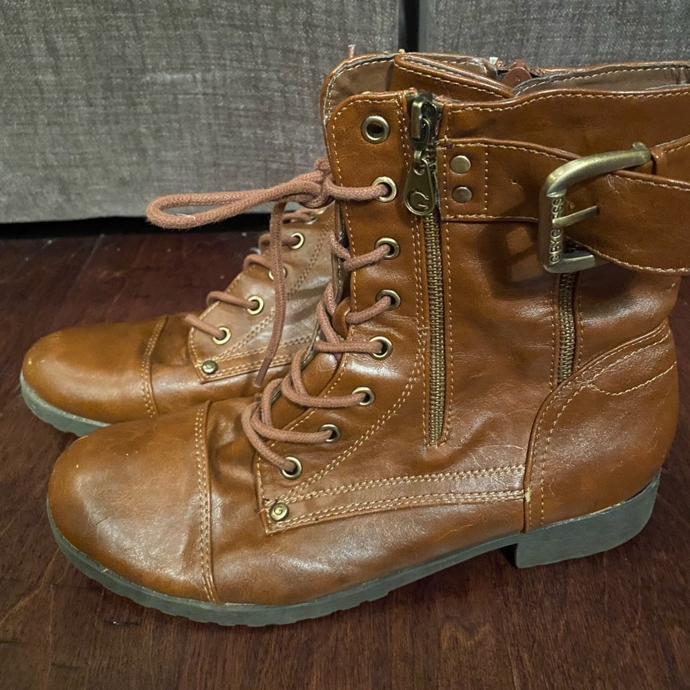 G by GUESS Lug Combat Boots